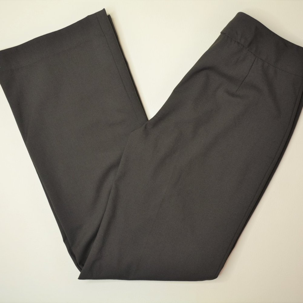 ALEX MARIE Size 4 Womens DARK Brown MID Rise TROUSER Dress SLACKS Career Pants‎